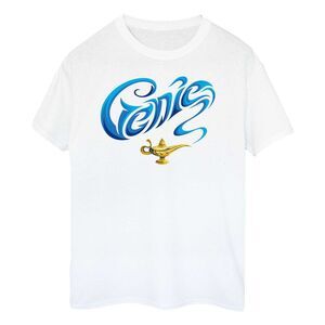 Aladdin Mens Genies Lamp Cotton T-Shirt / White